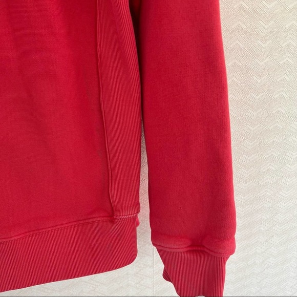 OUTDOOR VOICES Mens Nimbus Hoodie Faded Red Pink Athleisure Gym Streetwear M - Picture 6 of 9